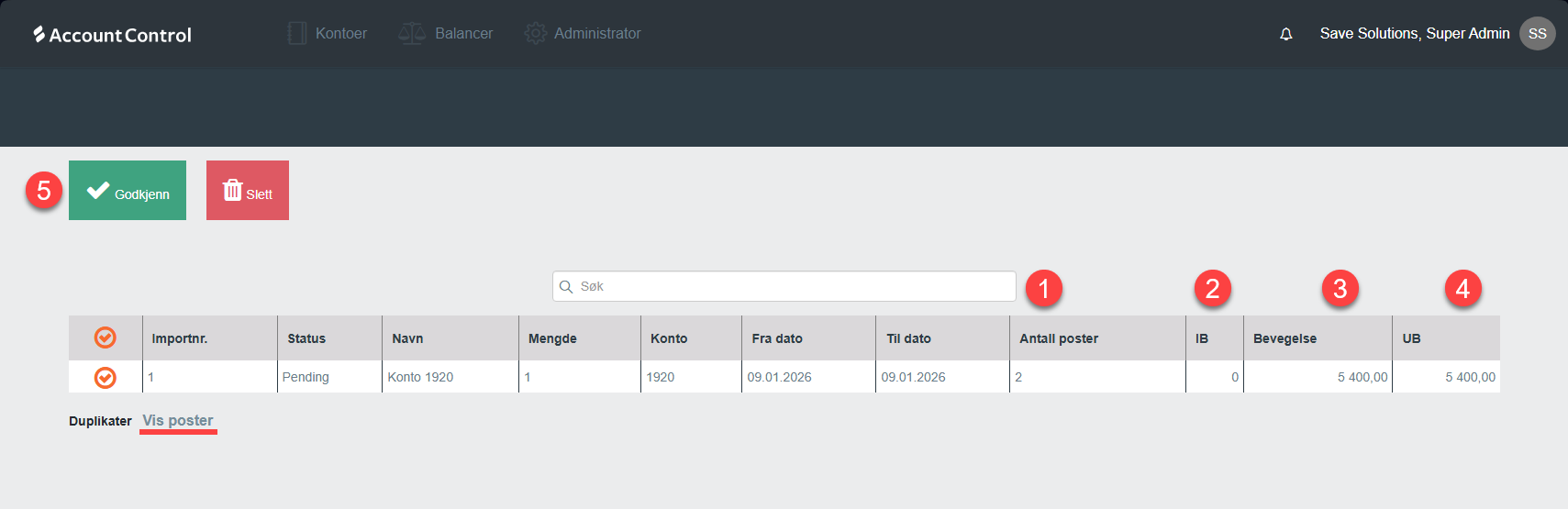 Godkjenning av import